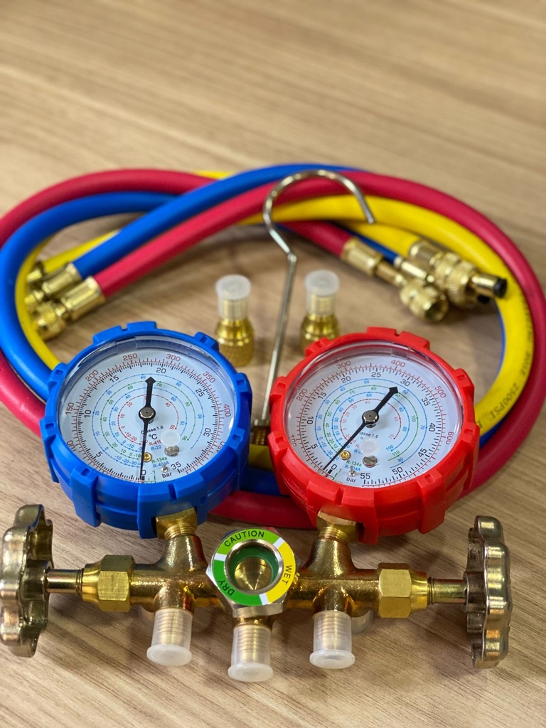 MANIFOLD R410 CUERPO DE BRONCE - GGT-410-B