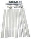 KIT DE CUBIERTAS DE PVC PARA CAÑOS DE SPLIT
