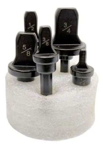 KIT PESTAÑADORAS P/ TALADRO 5 PCS 1/4 A 3/4 GGT-900F