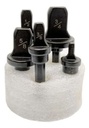 KIT PESTAÑADORAS P/ TALADRO 5 PCS 1/4 A 3/4 GGT-900F