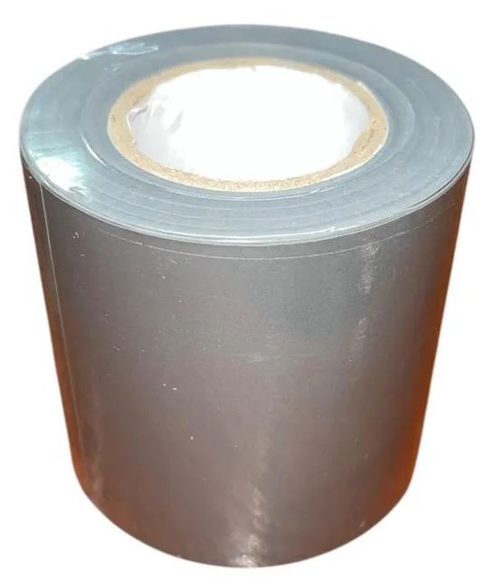 CINTA PLASTICA GRIS S/ ADHESIVO 20M PVC - Z1-49G
