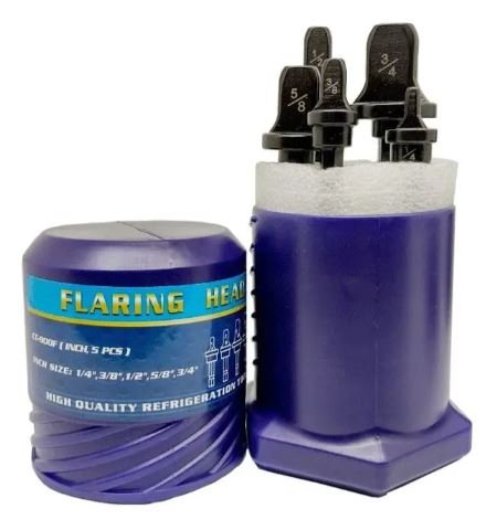 KIT PESTAÑADORAS P/ TALADRO 5 PCS 1/4 A 3/4 GGT-900F