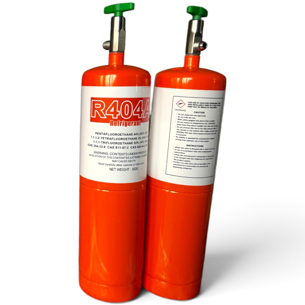 LATA R404A 650GR CON VALVULA - REFRIGERANT