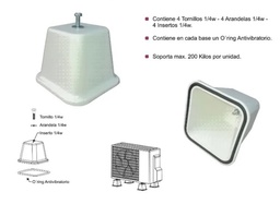 KIT DE 4 SOPORTES DE APOYO DE UNIDAD CONDENSADORA  SP-B