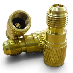[ADAPTADOR-R410] ADAPTADOR PARA MANGUERA R410 - 5/16" MACHO - 1/4" HEMBRA